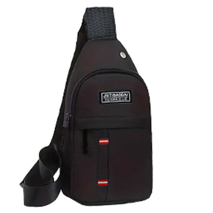 Men's and women's adjustable breast pockets, single-shoulder diagonal cross Oxford fabric breast pockets