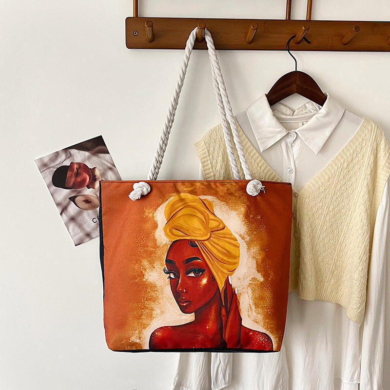 Cotton Canvas Tote Shopping Bag, Multi-function Tote Bag --- as low as $2.30