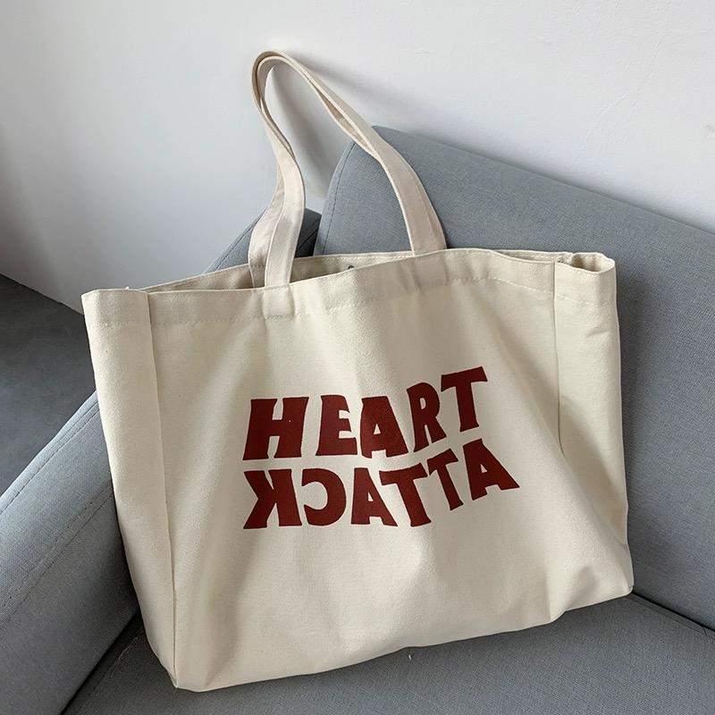 Cotton Canvas Tote Shopping Bag, Multi-function Tote Bag --- as low as $2.76
