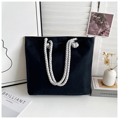 Cotton Canvas Tote Shopping Bag, Multi-function Tote Bag --- as low as $2.30